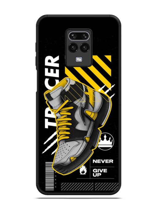 Shoe Background Glossy Metal Phone Cover for Poco M2 Pro Zapvi