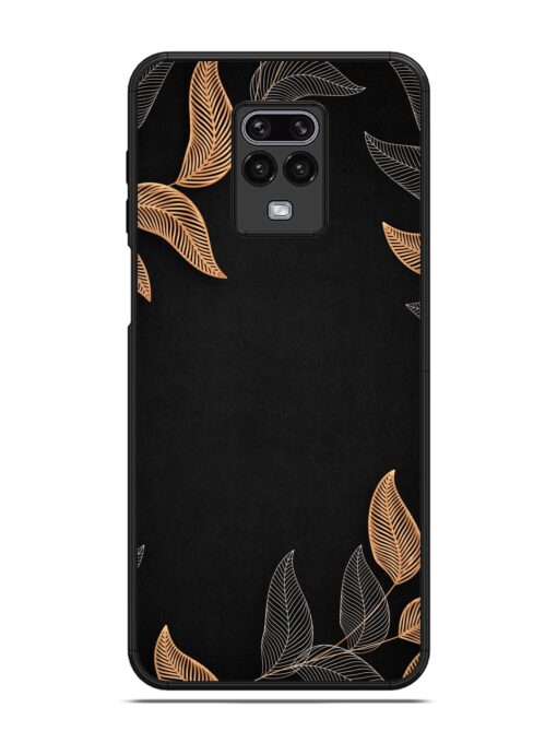 Foliage Art Glossy Metal Phone Cover for Poco M2 Pro Zapvi