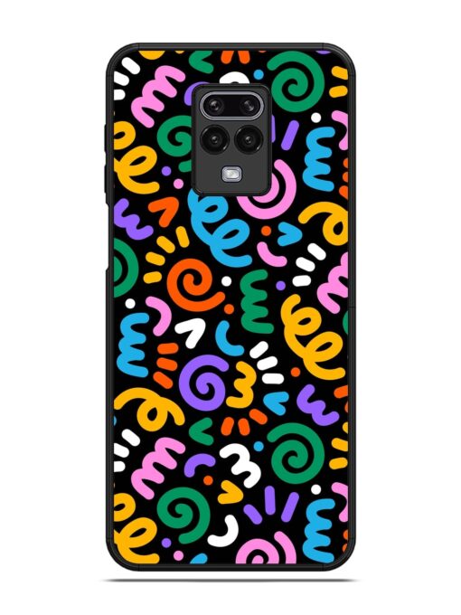 Colorful Seamless Vector Glossy Metal Phone Cover for Poco M2 Pro Zapvi