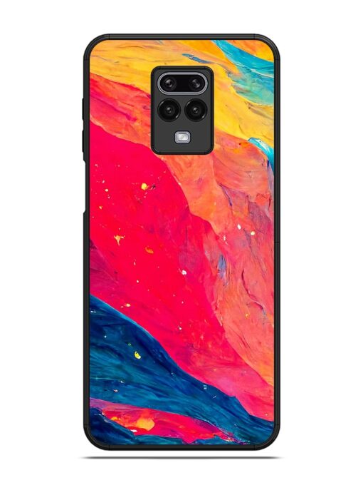 Starry Night Glossy Metal Phone Cover for Poco M2 Pro Zapvi