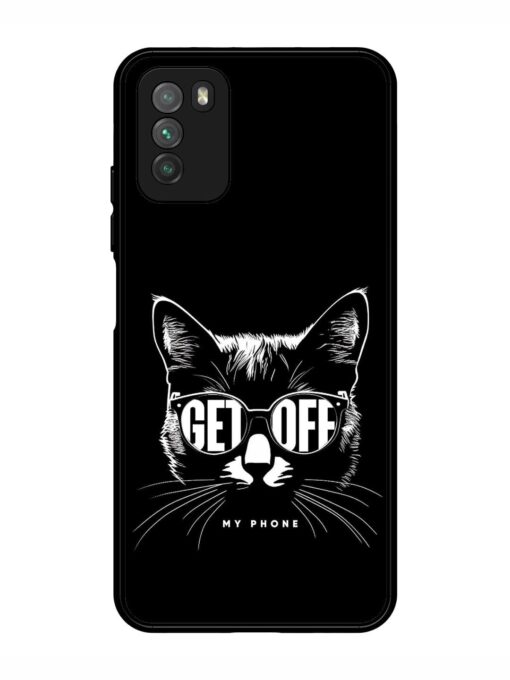 Get Off Glossy Metal TPU Phone Cover for Poco M3 Zapvi