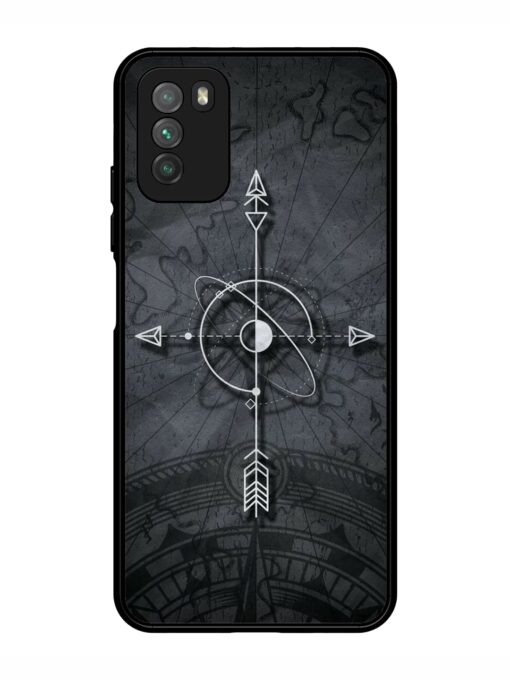 Lighting Cross Glossy Metal Phone Cover for Poco M3 Zapvi