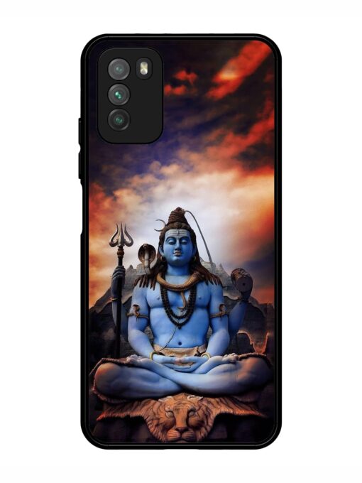 Jai Jai Shiv Glossy Metal Phone Cover for Poco M3 Zapvi