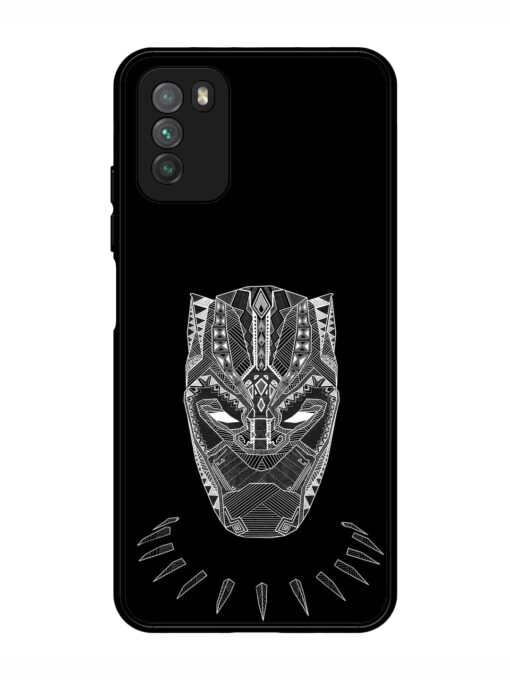 Fictional Art Glossy Metal Phone Cover for Poco M3 Zapvi