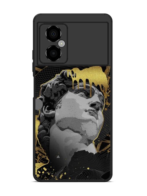 Roman Face Glossy Metal Phone Cover for Poco M4 (5G) Zapvi