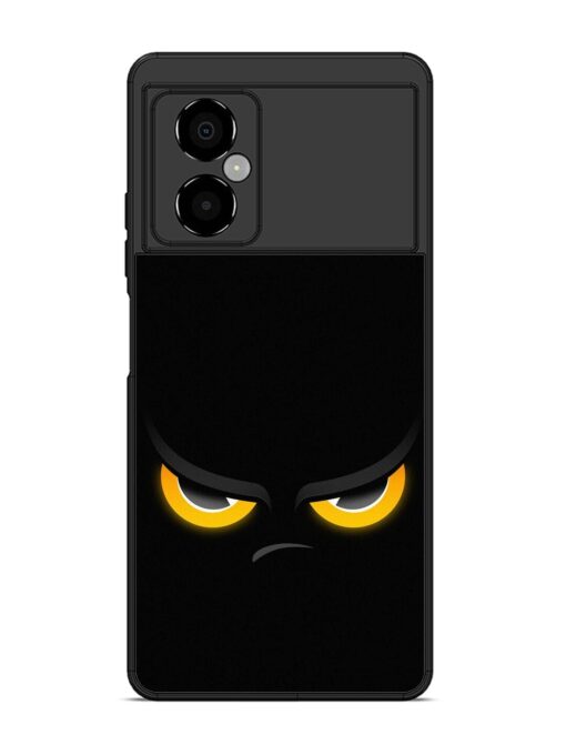 Scary Yellow Eye Glossy Metal TPU Phone Cover for Poco M4 (5G) Zapvi