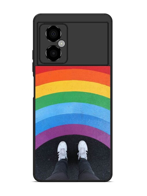 Legs Rainbow Glossy Metal TPU Phone Cover for Poco M4 (5G) Zapvi