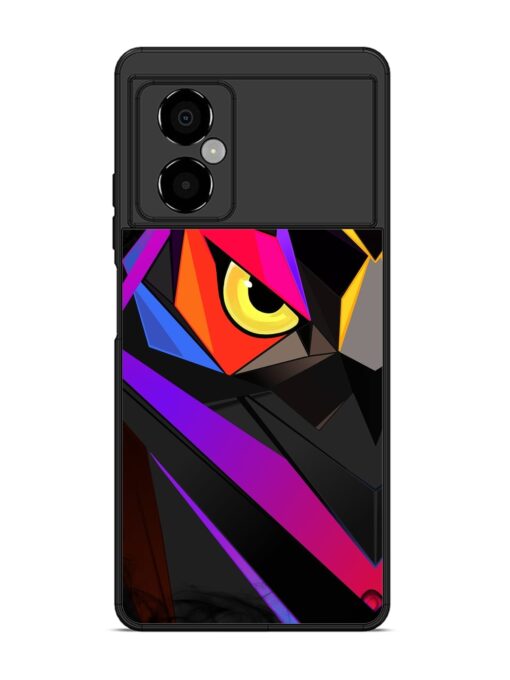 Wpap Owl Glossy Metal Phone Cover for Poco M4 (5G) Zapvi