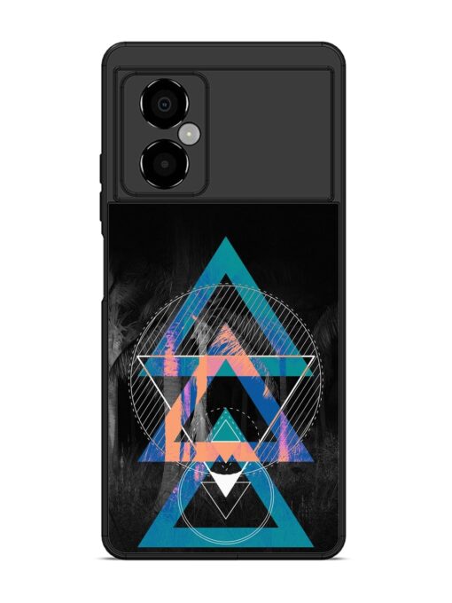 Indie Cross Glossy Metal Phone Cover for Poco M4 (5G) Zapvi