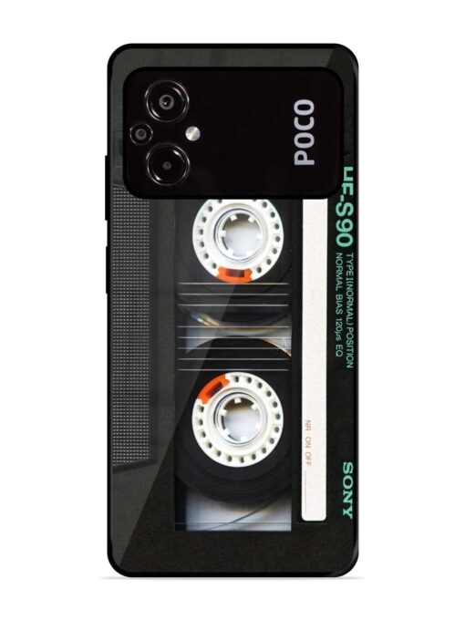 Sony Hf-S90 Cassette Glossy Metal Phone Cover for Poco M5 Zapvi