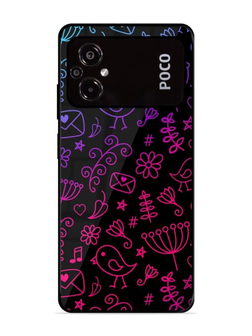 Cool Girly Glossy Metal Phone Cover for Poco M5 Zapvi