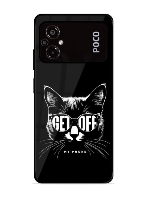 Get Off Glossy Metal TPU Phone Cover for Poco M5 Zapvi