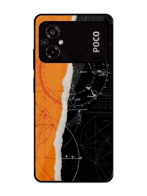 Planning Zoning Glossy Metal Phone Cover for Poco M5 Zapvi