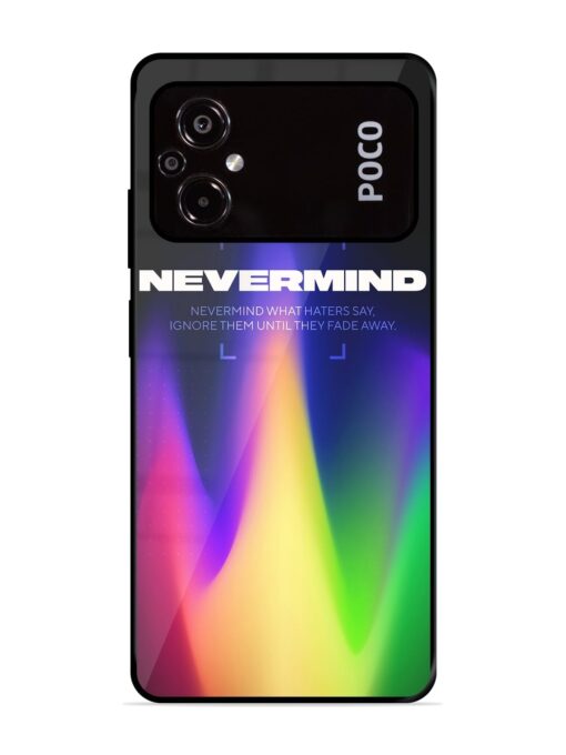 Nevermind Glossy Metal Phone Cover for Poco M5 Zapvi