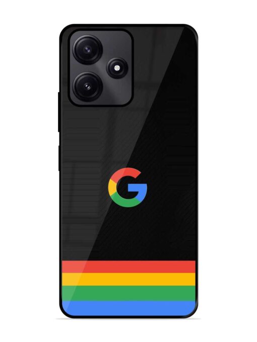 Google Logo Art Glossy Metal Phone Cover for Poco M6 Pro (5G) Zapvi