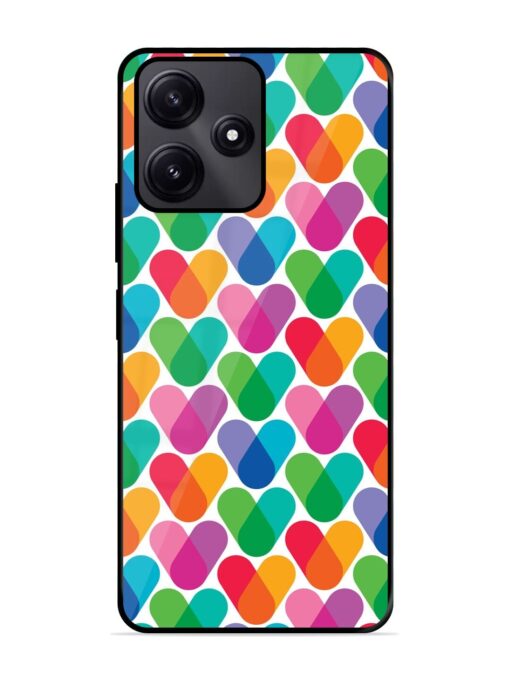 Overlapping Colors Colorful Glossy Metal TPU Phone Cover for Poco M6 Pro (5G) Zapvi