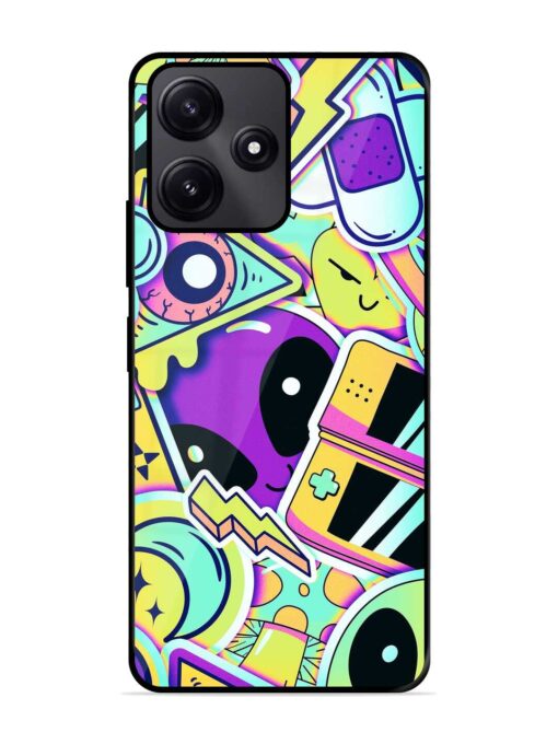 Scratch Art Glossy Metal Phone Cover for Poco M6 Pro (5G) Zapvi