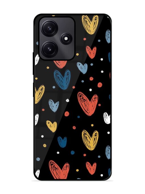 Happy Valentines Day Glossy Metal TPU Phone Cover for Poco M6 Pro (5G) Zapvi