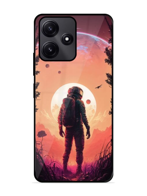 Red Sky At Morning Glossy Metal Phone Cover for Poco M6 Pro (5G) Zapvi