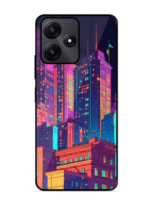 City View Glossy Metal Phone Cover for Poco M6 Pro (5G) Zapvi