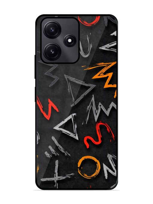 Grungy Graffiti Glossy Metal Phone Cover for Poco M6 Pro (5G) Zapvi