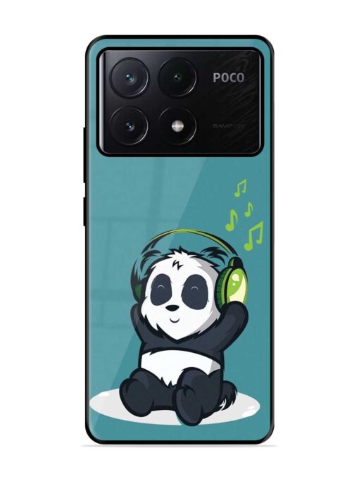 Music Panda Glossy Metal Phone Cover for Poco X6 Pro (5G) Zapvi