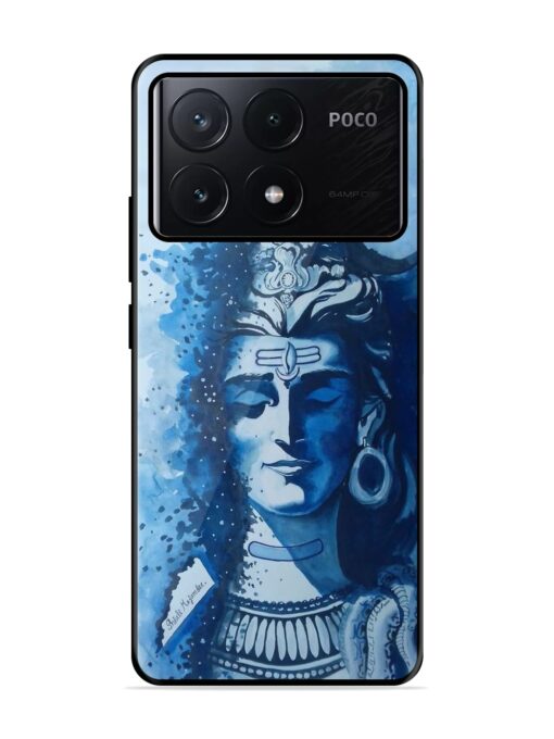 Shiv Art Glossy Metal Phone Cover for Poco X6 Pro (5G) Zapvi