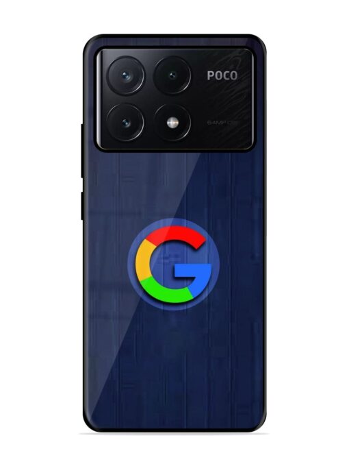 Google Logo Printed Glossy Metal TPU Phone Cover for Poco X6 Pro (5G) Zapvi