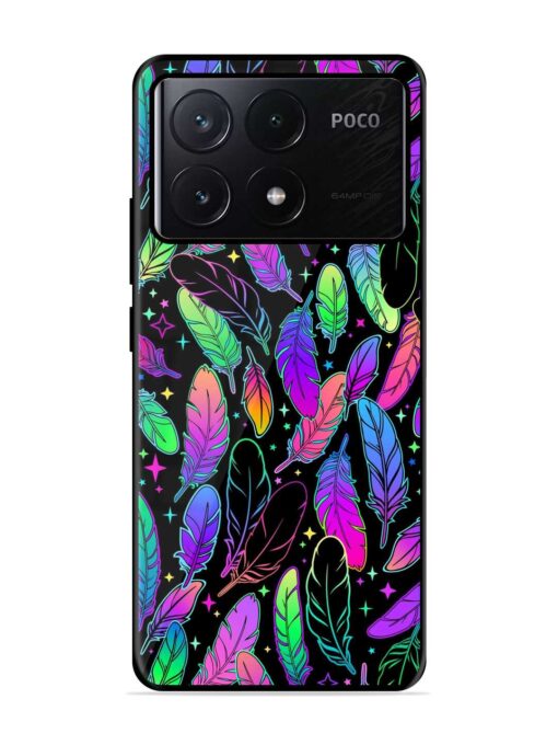 Bright Multi Colored Seamless Glossy Metal Phone Cover for Poco X6 Pro (5G) Zapvi