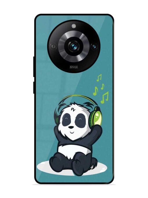 Music Panda Glossy Metal Phone Cover for Realme 11 Pro (5G) Zapvi