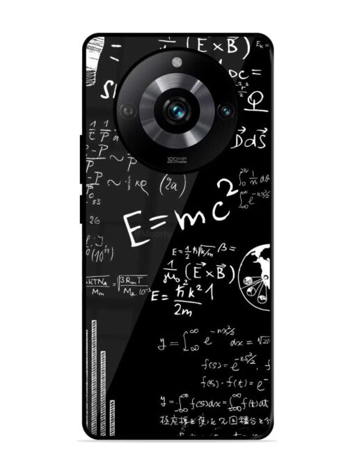 E=Mc2 Mass?Energy Equivalence Glossy Metal Phone Cover for Realme 11 Pro (5G) Zapvi