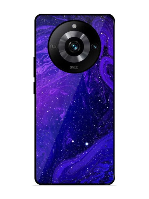 Galaxy Acrylic Abstract Art Glossy Metal Phone Cover for Realme 11 Pro (5G) Zapvi