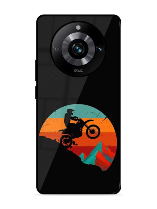 Mountain Bike Glossy Metal Phone Cover for Realme 11 Pro (5G) Zapvi