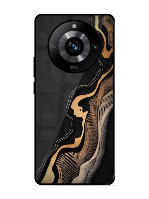 Abstract Art Glossy Metal TPU Phone Cover for Realme 11 Pro (5G) Zapvi