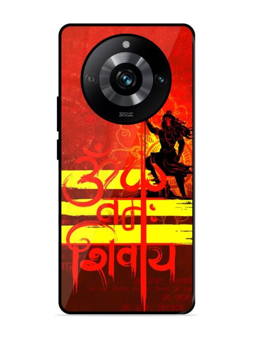 Illustration Lord Shiva Glossy Metal TPU Phone Cover for Realme 11 Pro (5G) Zapvi