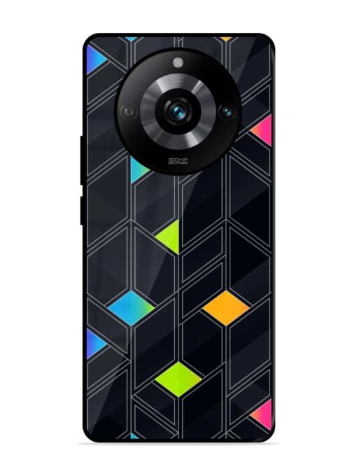 Abstract Mosaic Seamless Glossy Metal Phone Cover for Realme 11 Pro (5G) Zapvi