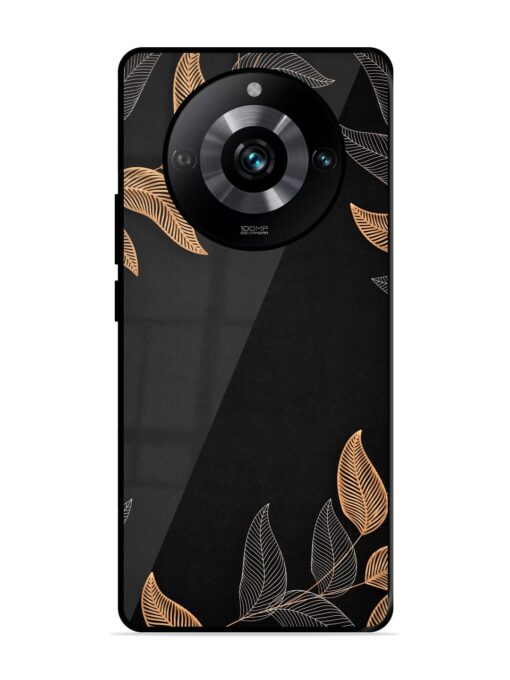 Foliage Art Glossy Metal Phone Cover for Realme 11 Pro (5G) Zapvi