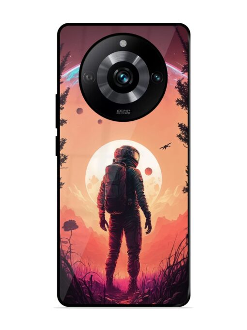 Red Sky At Morning Glossy Metal Phone Cover for Realme 11 Pro (5G) Zapvi