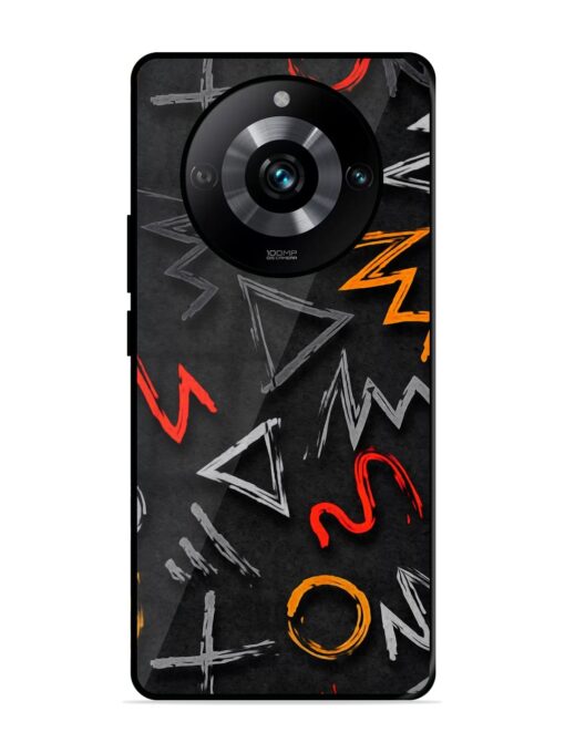 Grungy Graffiti Glossy Metal Phone Cover for Realme 11 Pro (5G) Zapvi