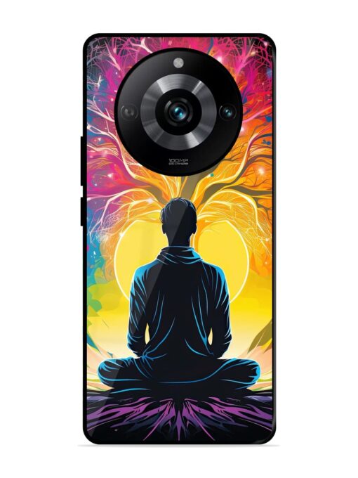 Mind Colourful Glossy Metal Phone Cover for Realme 11 Pro (5G) Zapvi