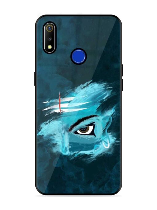 Lord Shiva Glossy Metal Phone Cover for Realme 3 Zapvi