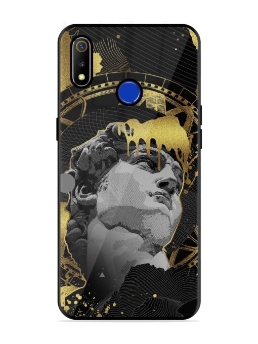 Roman Face Glossy Metal Phone Cover for Realme 3 Zapvi