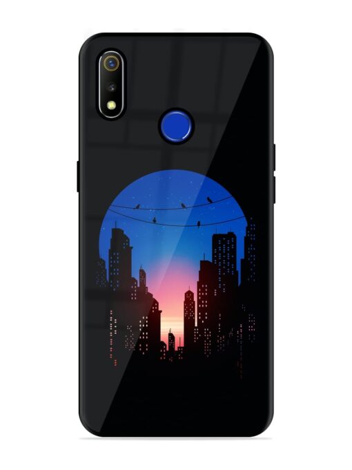 Minima City Vibe Glossy Metal Phone Cover for Realme 3 Zapvi