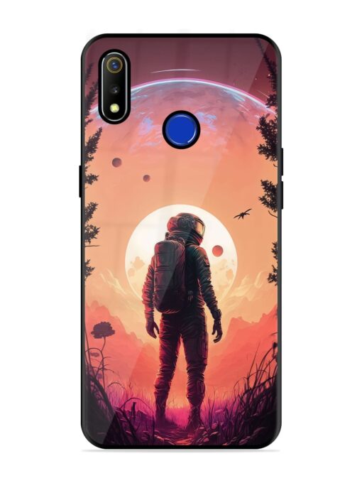 Red Sky At Morning Glossy Metal Phone Cover for Realme 3 Zapvi