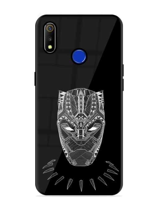 Fictional Art Glossy Metal Phone Cover for Realme 3 Zapvi