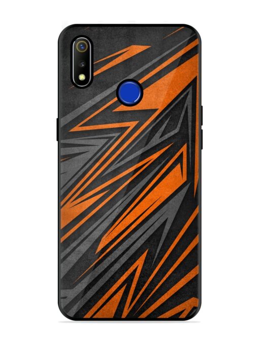 Santana Row Lunar Glossy Metal Phone Cover for Realme 3 Zapvi