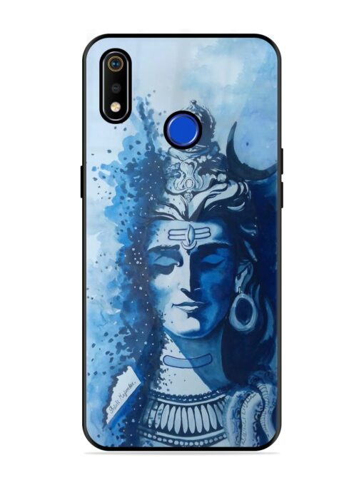 Shiv Art Glossy Metal Phone Cover for Realme 3I Zapvi