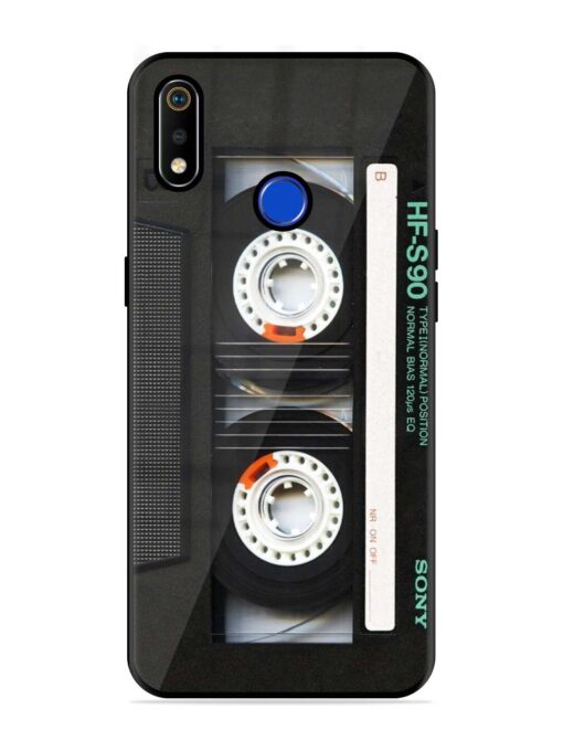 Sony Hf-S90 Cassette Glossy Metal Phone Cover for Realme 3I Zapvi