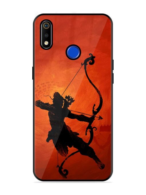 Illustration Lord Rama Glossy Metal Phone Cover for Realme 3I Zapvi