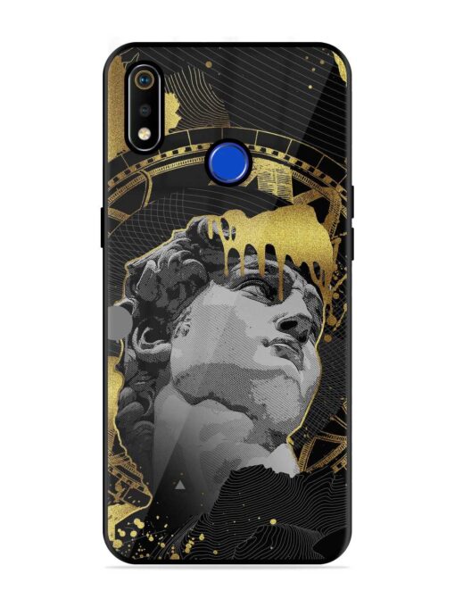 Roman Face Glossy Metal Phone Cover for Realme 3I Zapvi